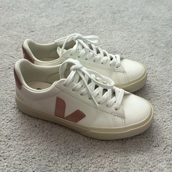 Veja Campo Chromefree Leather White Nacre - Picture 3 of 6